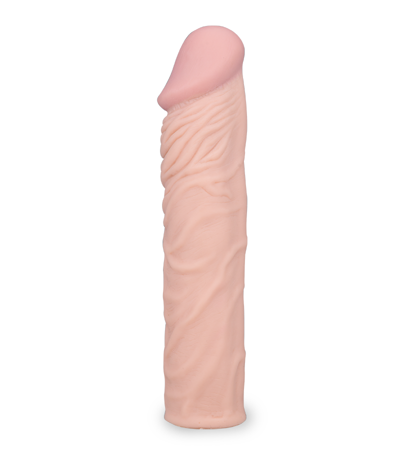 Gaine pénis réaliste gland et veines XL