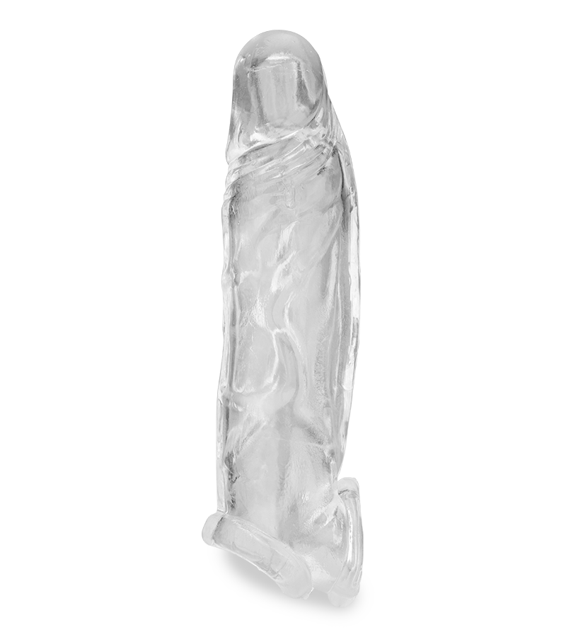 Gaine pénis testicules veinée transparente