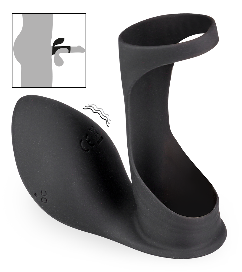 Gaine pénis vibrant stimulateur clitoris 7 modes USB