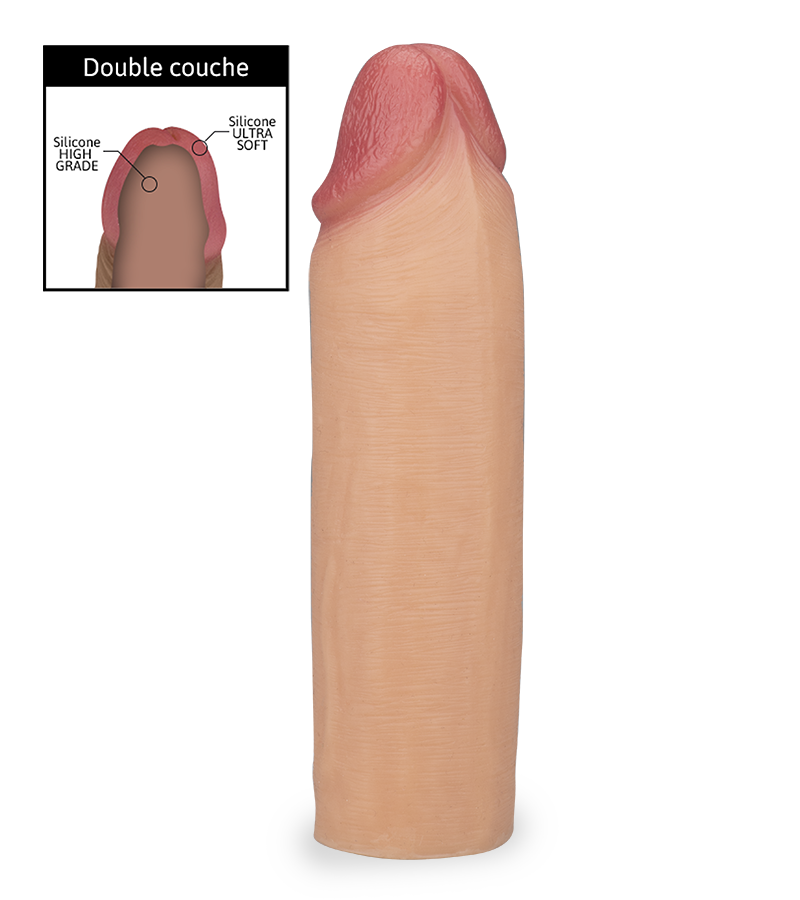 Gaine pour pénis réaliste silicone liquide