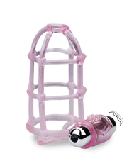 Charger l'image dans la galerie, Gaine vibrante cage à pénis