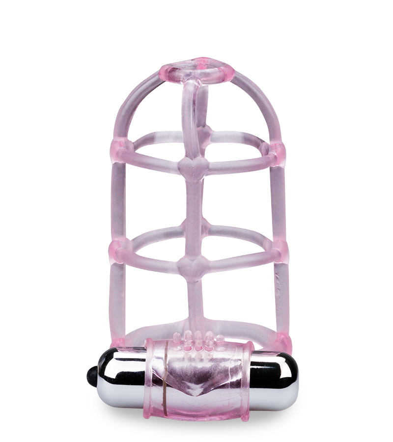 Gaine vibrante cage à pénis