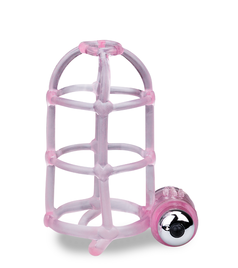 Gaine vibrante cage à pénis