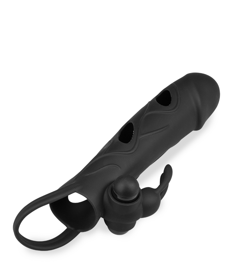 Gaine vibrante silicone rabbit