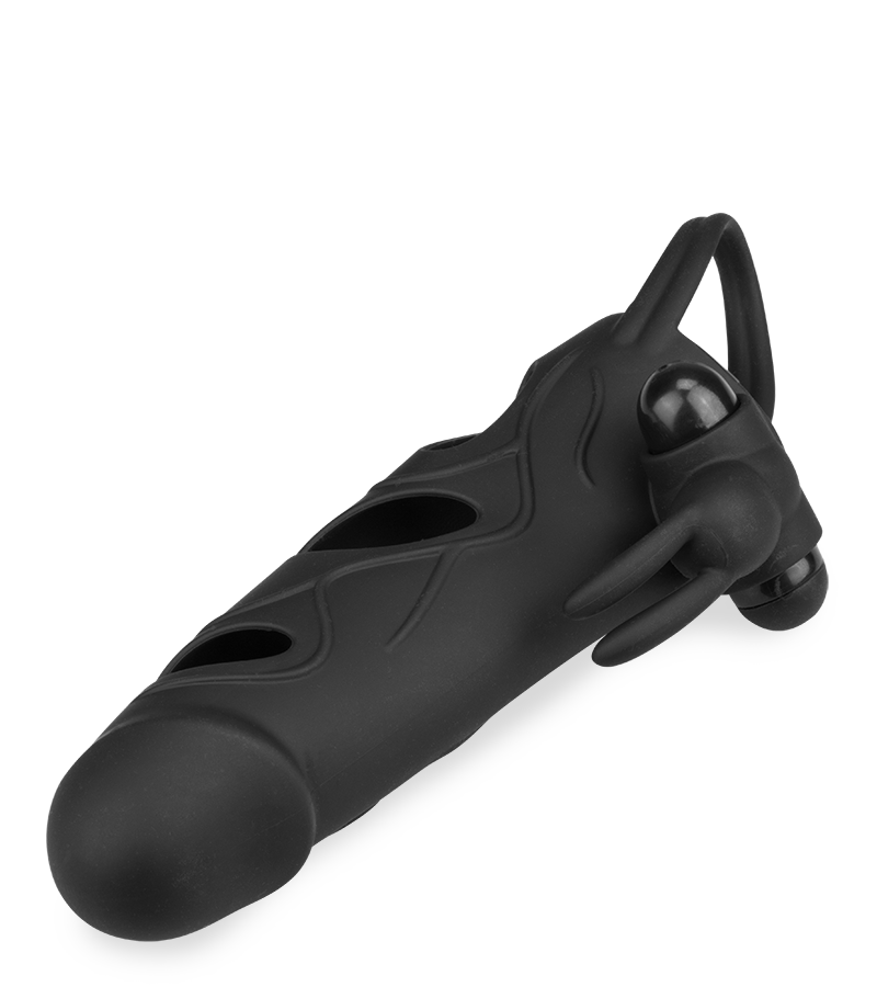 Gaine vibrante silicone rabbit