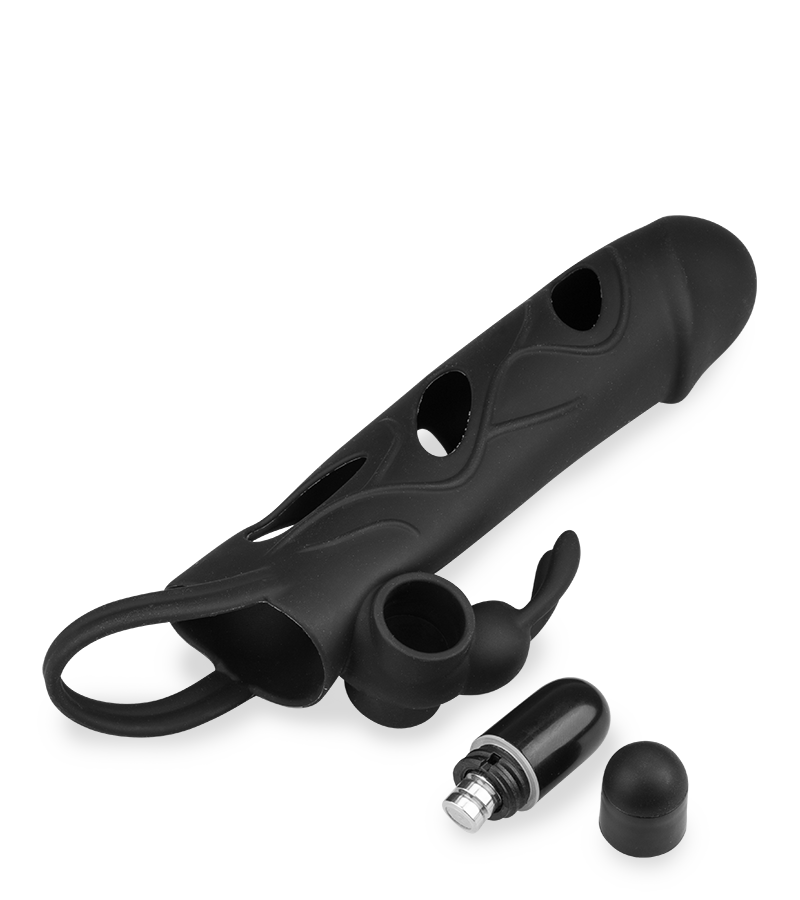 Gaine vibrante silicone rabbit