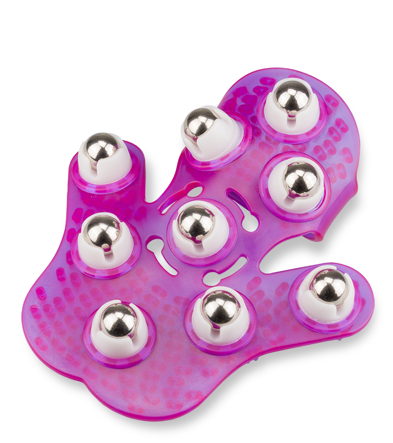 Gant de massage Roller Beads