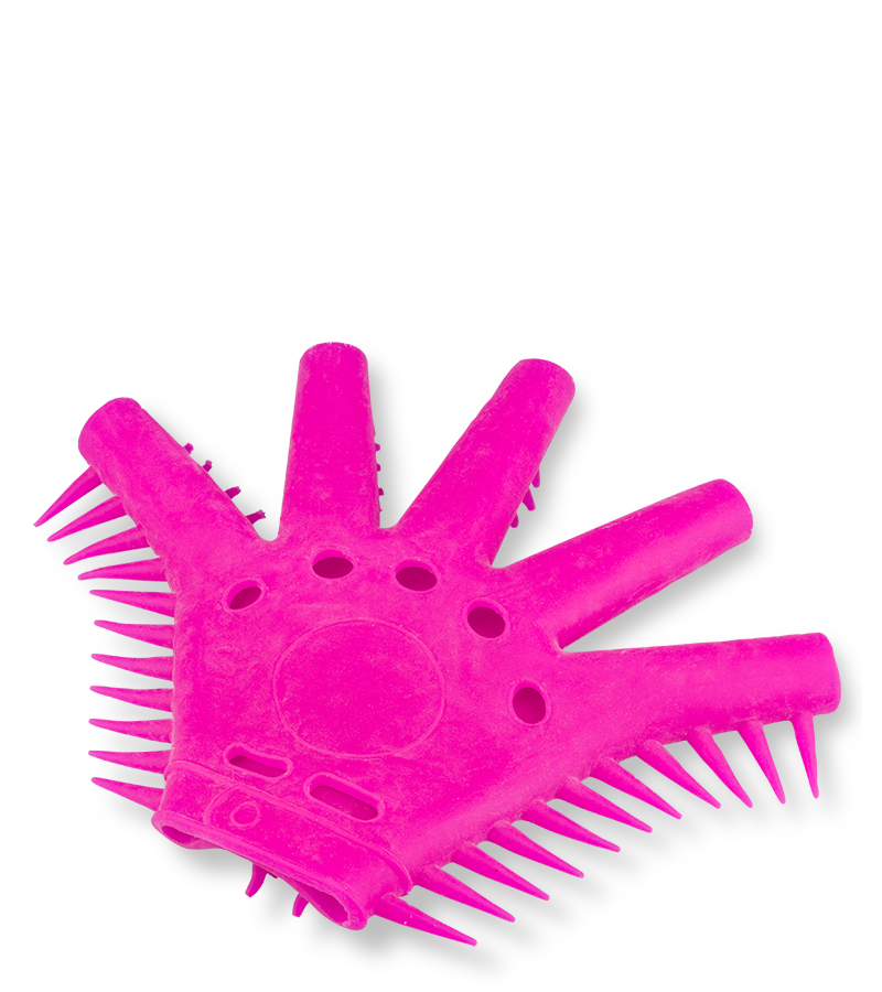 Gant de masturbation Ă  picots souples