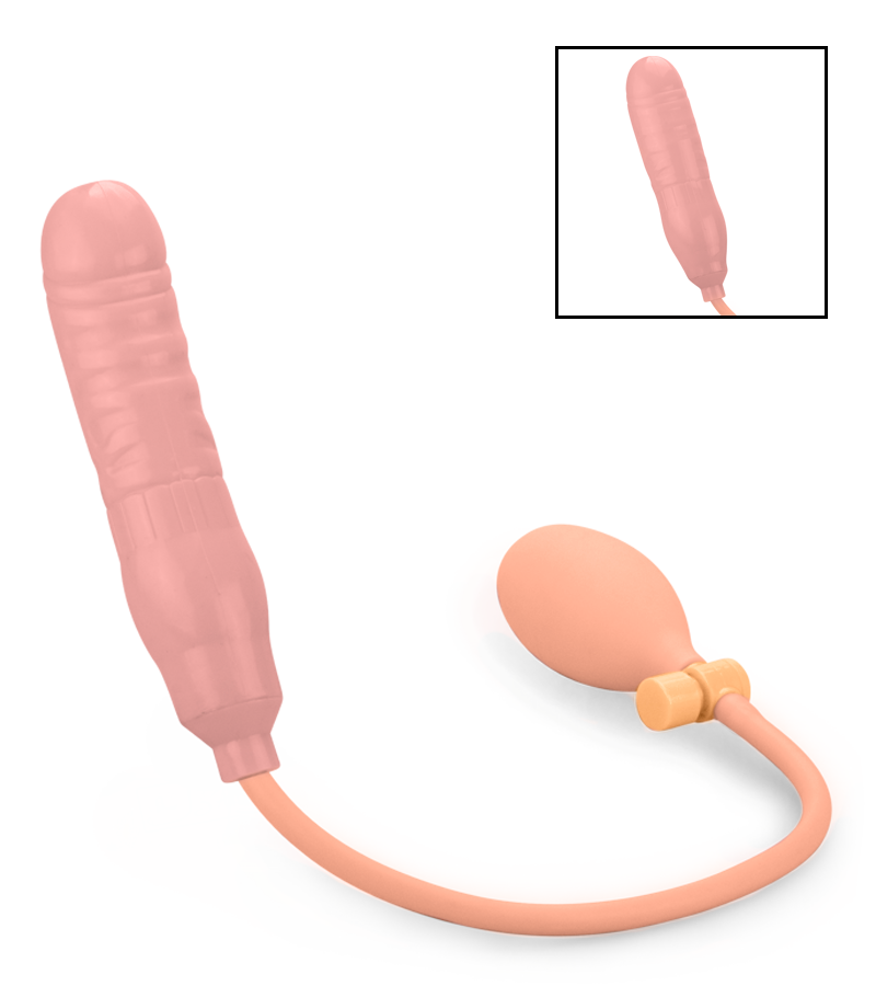 Gode anal Ă  pompe gonflable