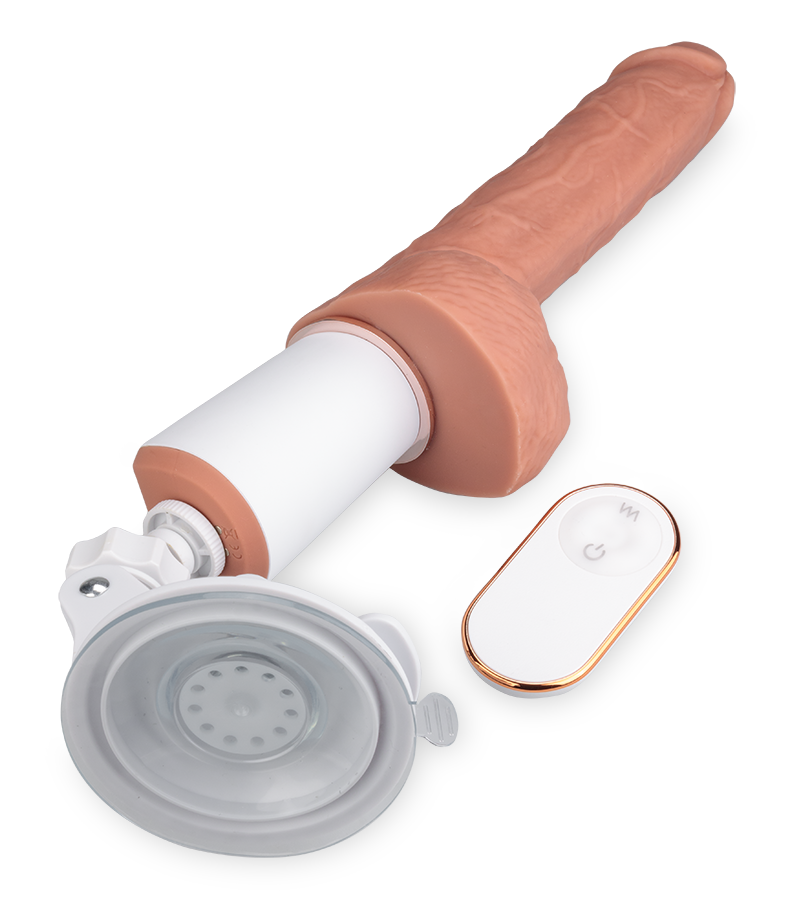 Gode automatique en silicone avec télécommande Russell