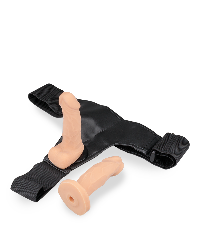 Gode ceinture anal 2 mini godes interchangeables