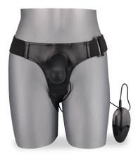 Charger l'image dans la galerie, Gode ceinture courbé creux en silicone vibrant