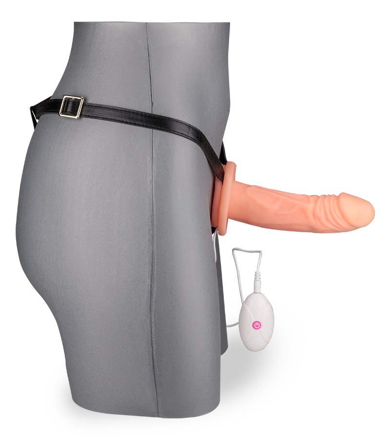 Gode ceinture creux vibrant 10 modes