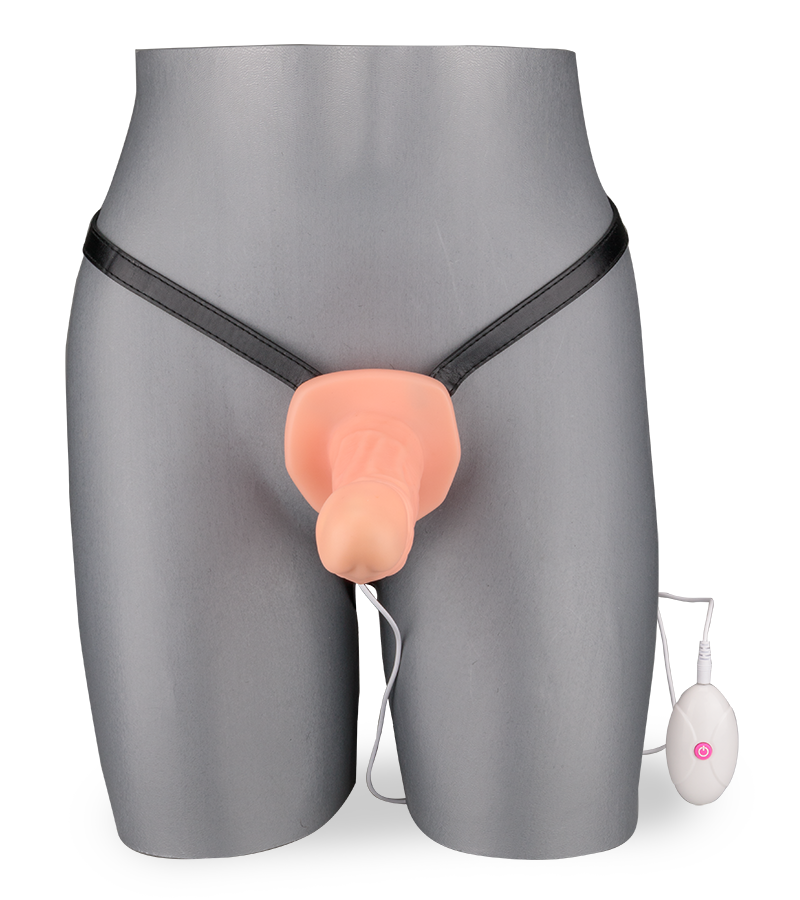 Gode ceinture creux vibrant 10 modes