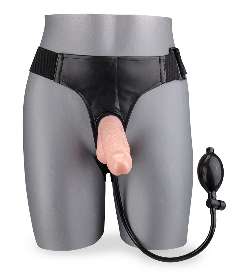 Gode ceinture gonflable Ă  pompe