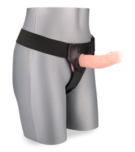 Charger l'image dans la galerie, Gode ceinture harnais creux veiné