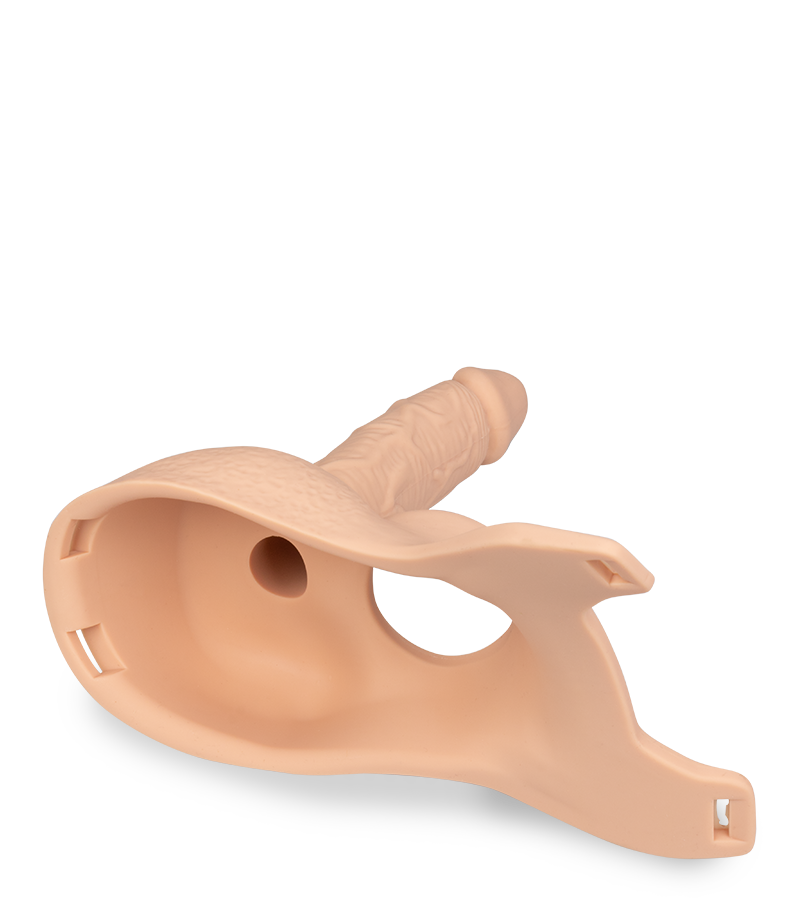 Gode ceinture harnais double pénétration