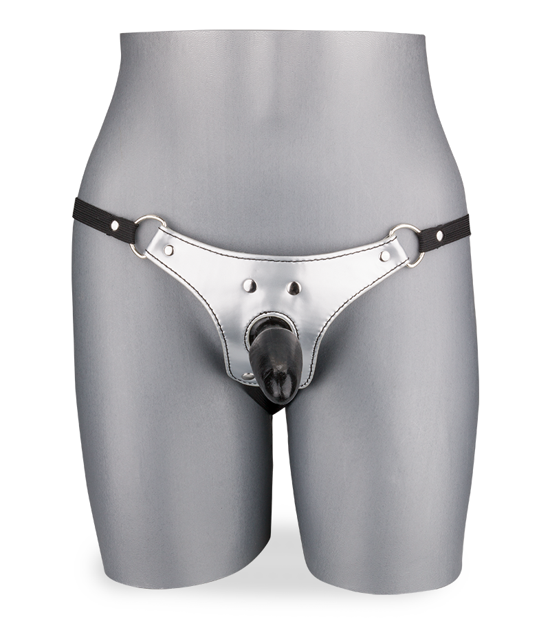 Gode ceinture plug anal