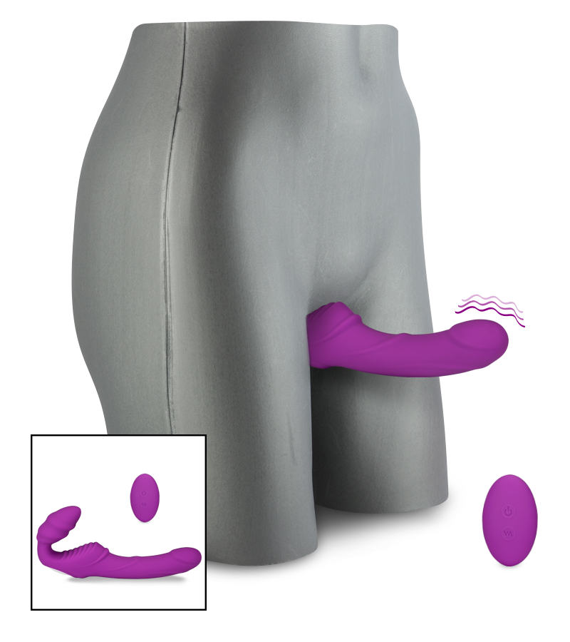 Gode ceinture sans harnais télécommandé Nana