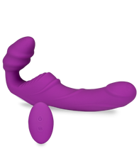 Charger l'image dans la galerie, Gode ceinture sans harnais télécommandé Nana