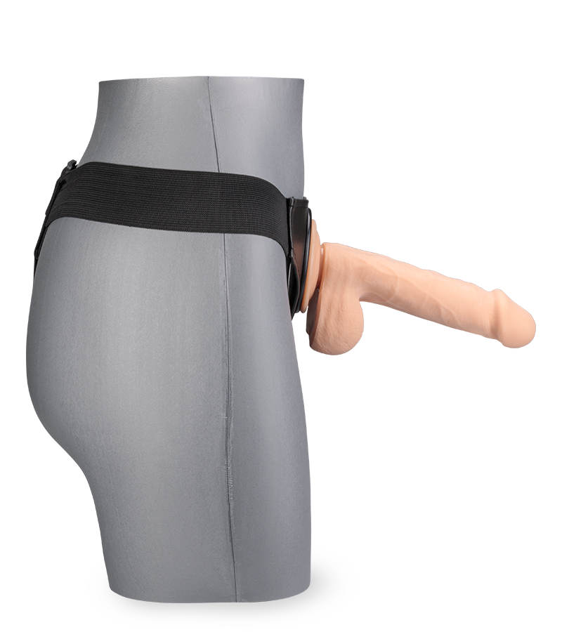 Gode ceinture ventousable 19,5cm Victor