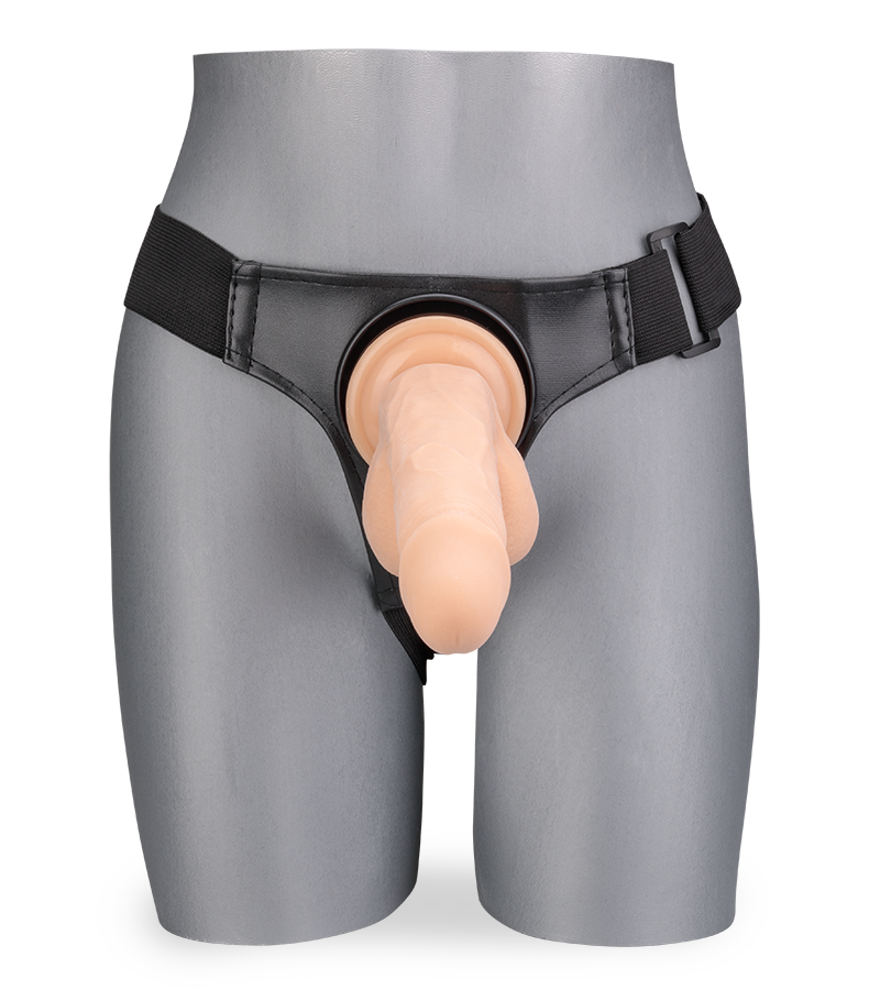 Gode ceinture ventousable 19,5cm Victor