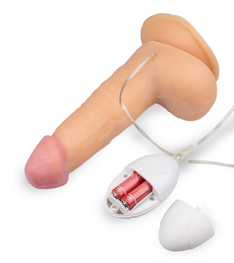 Gode ceinture vibrant 18,0cm 10 modes