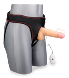 Gode ceinture vibrant 18,0cm 10 modes