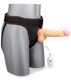 Gode ceinture vibrant 20,0cm 10 modes