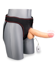 Charger l'image dans la galerie, Gode ceinture vibrant courbé 22,0cm 10 modes