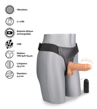 Charger l'image dans la galerie, Gode ceinture vibrant Lucky