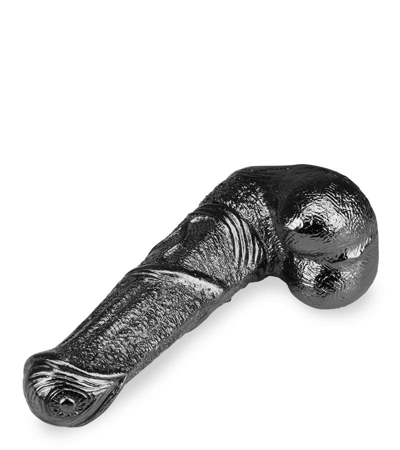 Gode cheval en métal Sauron