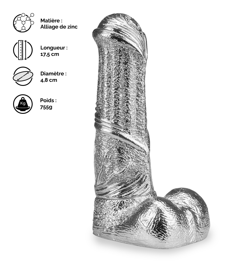 Gode cheval en métal Sauron