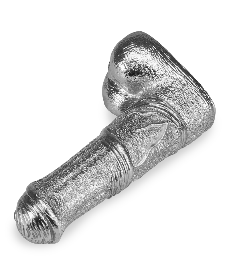 Gode cheval en métal Sauron