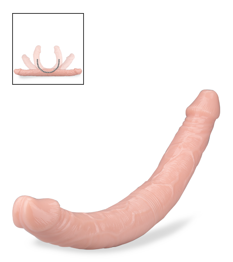 Gode double dong flexible 38,0cm