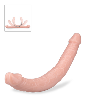 Gode double dong flexible 38,0cm