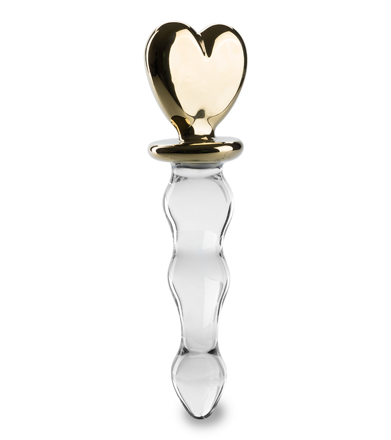 Gode en verre Golden Heart