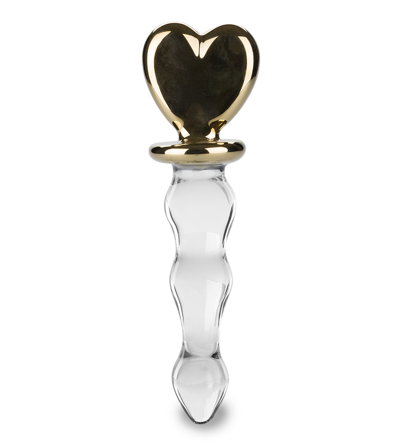 Gode en verre Golden Heart