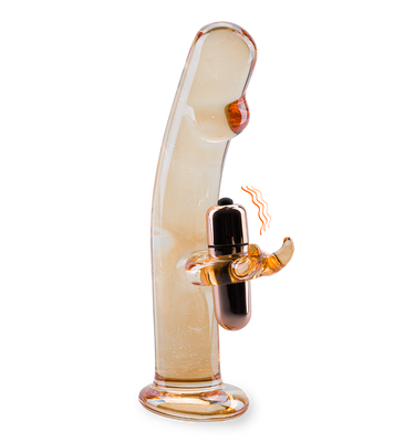Gode en verre rabbit vibrant Mr Pleasure