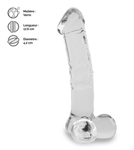 Charger l'image dans la galerie, Gode en verre réaliste Henry