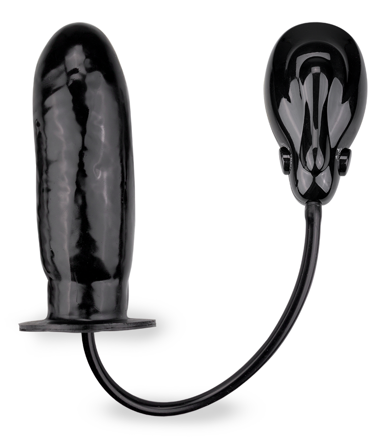 Gode gonflable vibrant Ă  pompe automatique