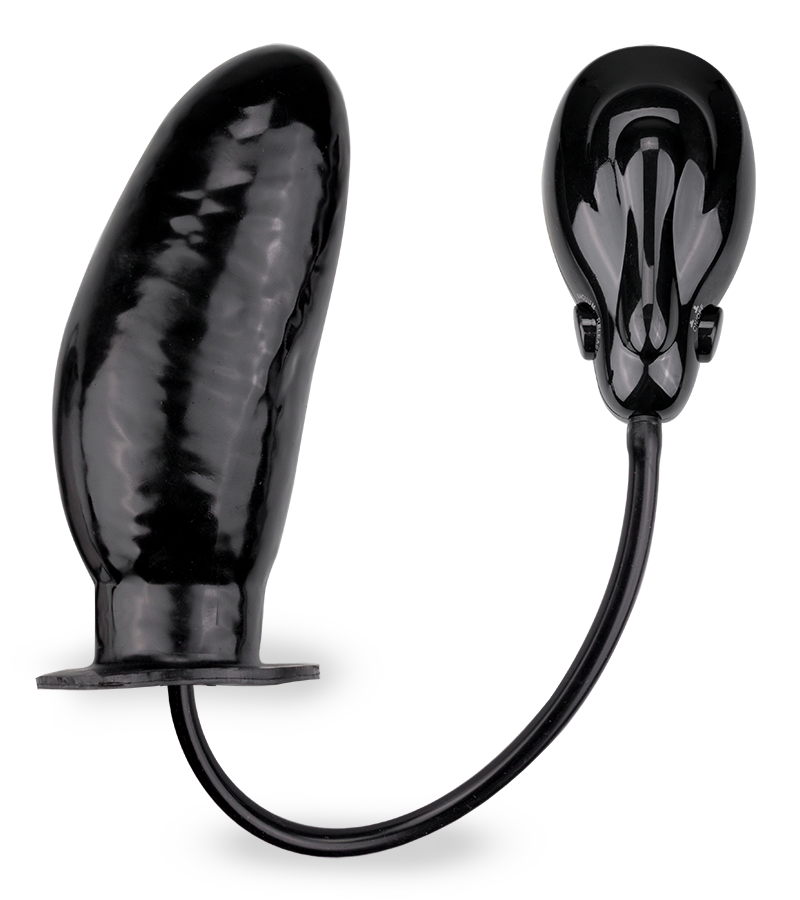 Gode gonflable vibrant Ă  pompe automatique