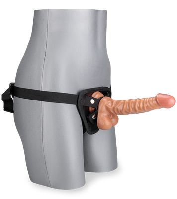 Gode Harnais avec Long Gode Ventouse A Relief