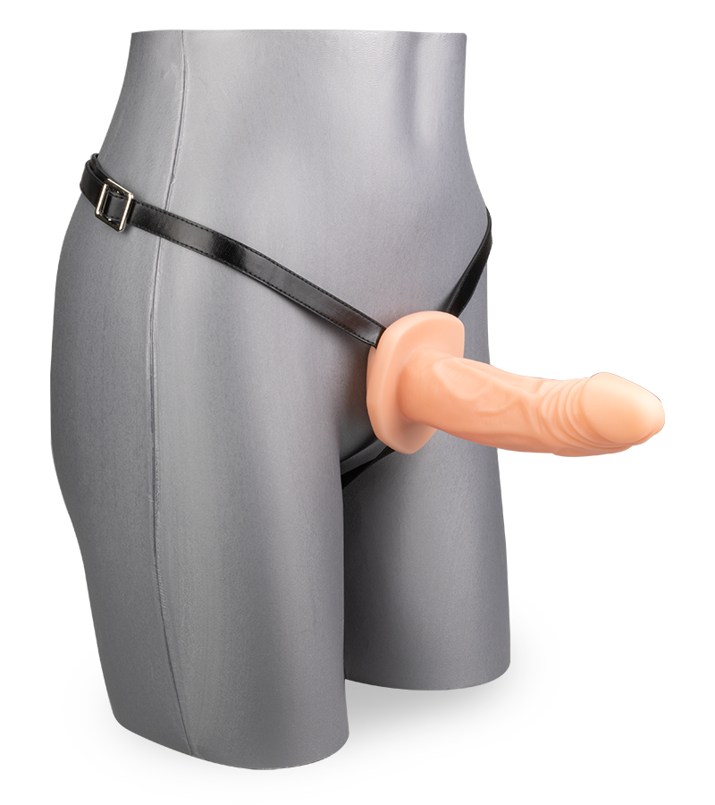 Gode harnais creux réaliste