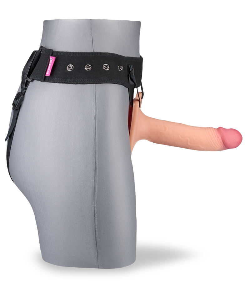 Gode harnais creux réaliste silicone