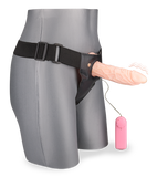 Gode harnais creux vibrant