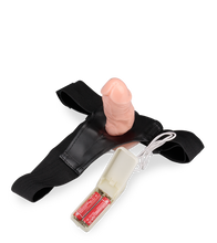 Charger l'image dans la galerie, Gode harnais creux vibrant diamètre XL