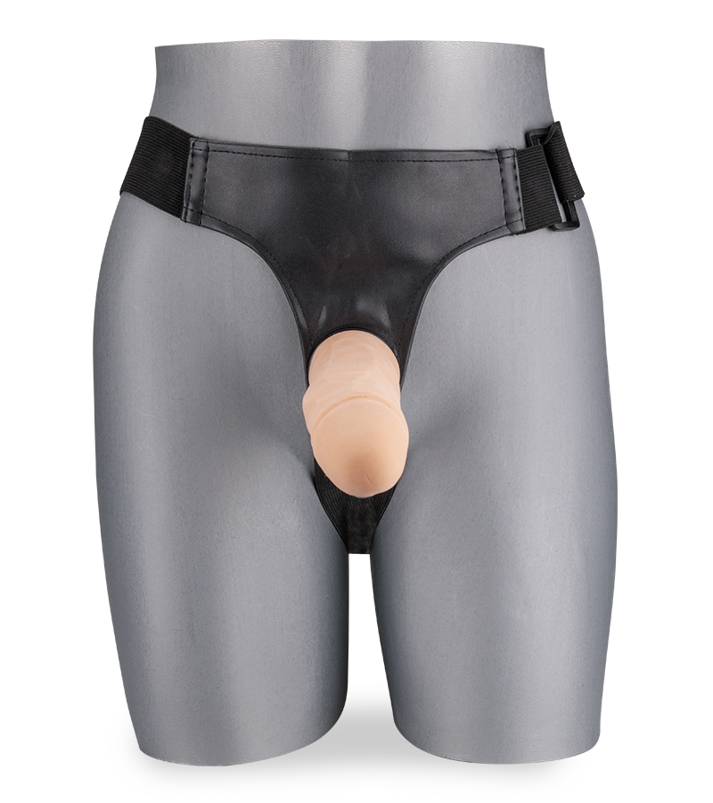 Gode harnais orientable silicone XXL