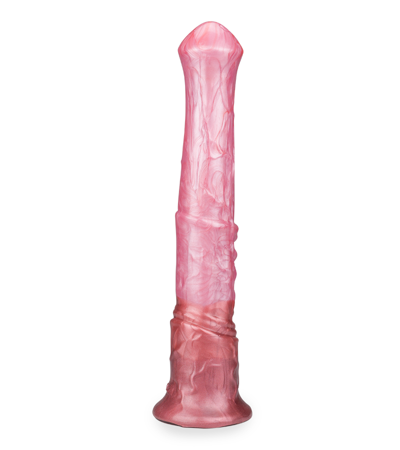Gode silicone avec ventouse cheval