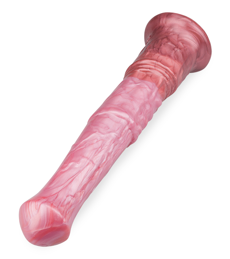 Gode silicone avec ventouse cheval